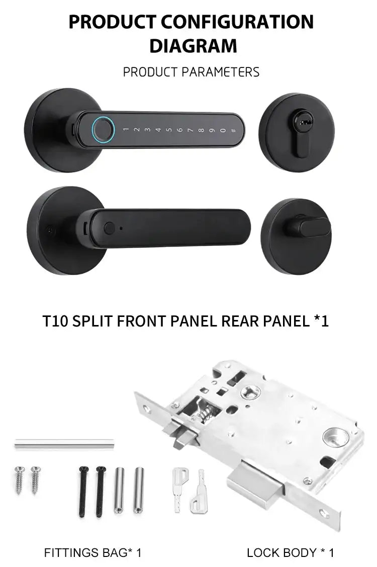 SecureTouch Fingerprint Door Lock