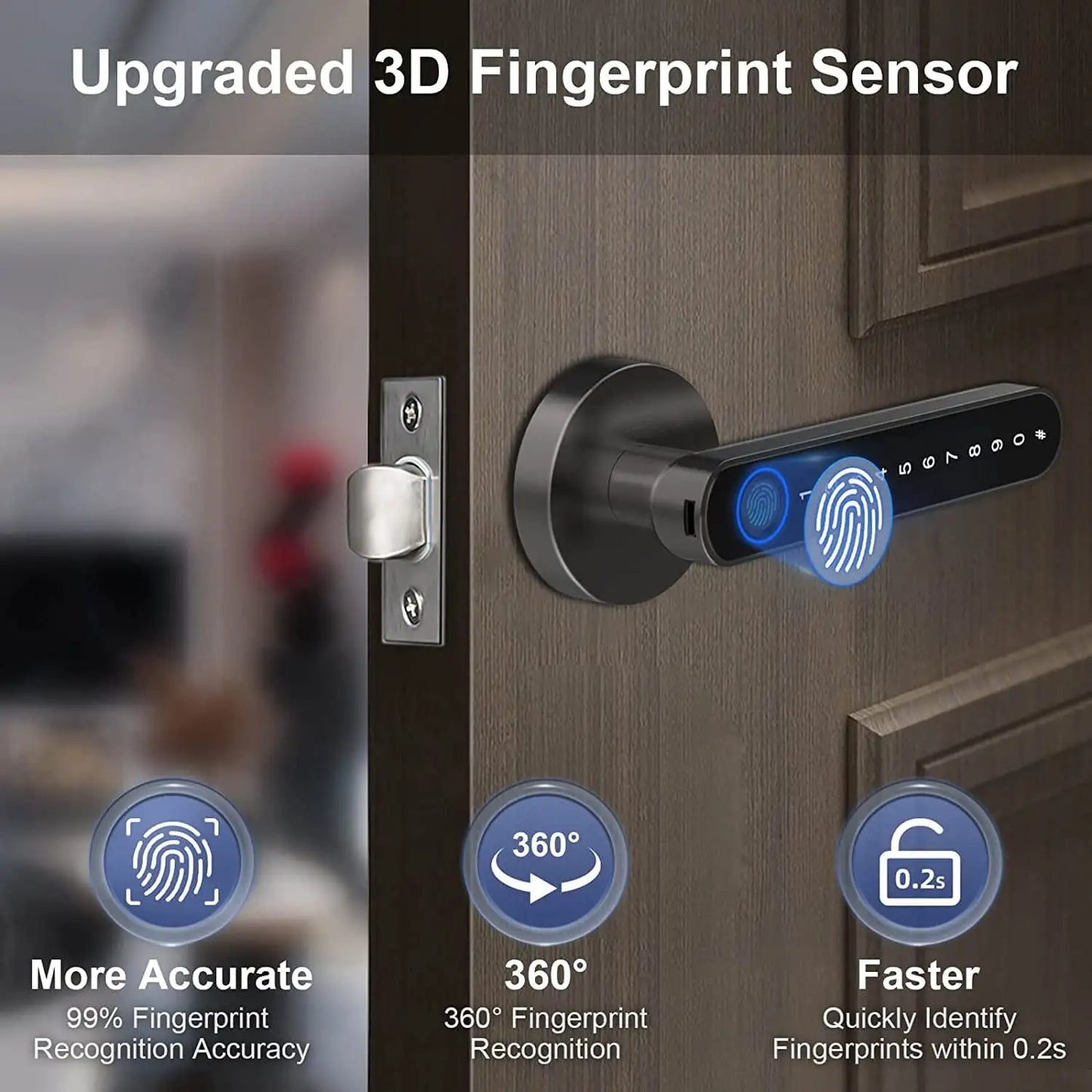 SecureTouch Fingerprint Door Lock