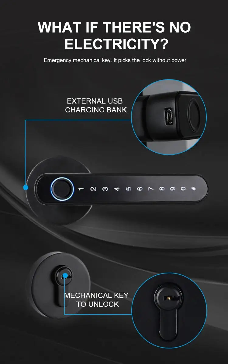 SecureTouch Fingerprint Door Lock